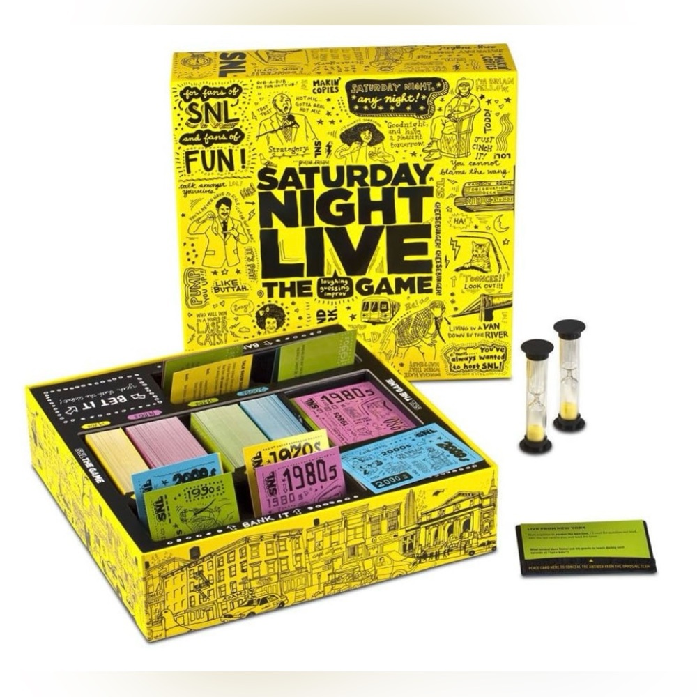 Saturday Night Live- The Game Ages 12 + NEW/Sealed Party Trivia Game